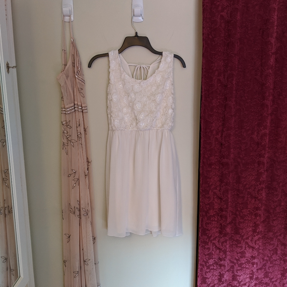 Enfocus Studio White Flower Dress